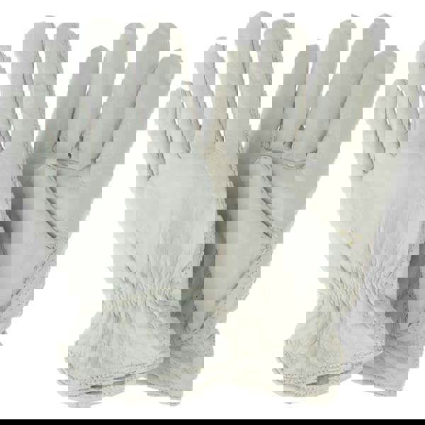 Size M Leather Abrasion Protection Work Gloves